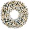 Best Choice Products Artificial Pre-Lit Flocked Fir Christmas Wreath Decoration w/ 2-in-1 LED Lights